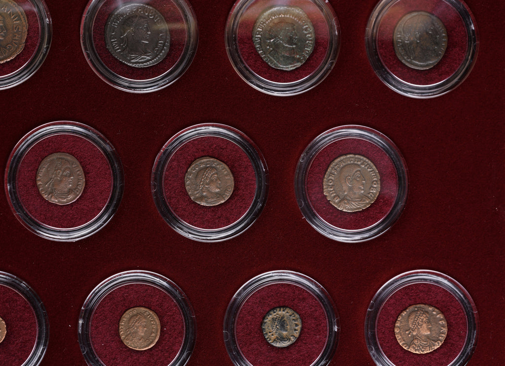 The Decline and Fall of the Roman Empire: Box of 20 Bronze Coins of Ancient Rome (Twenty-Coin Boxed Set)