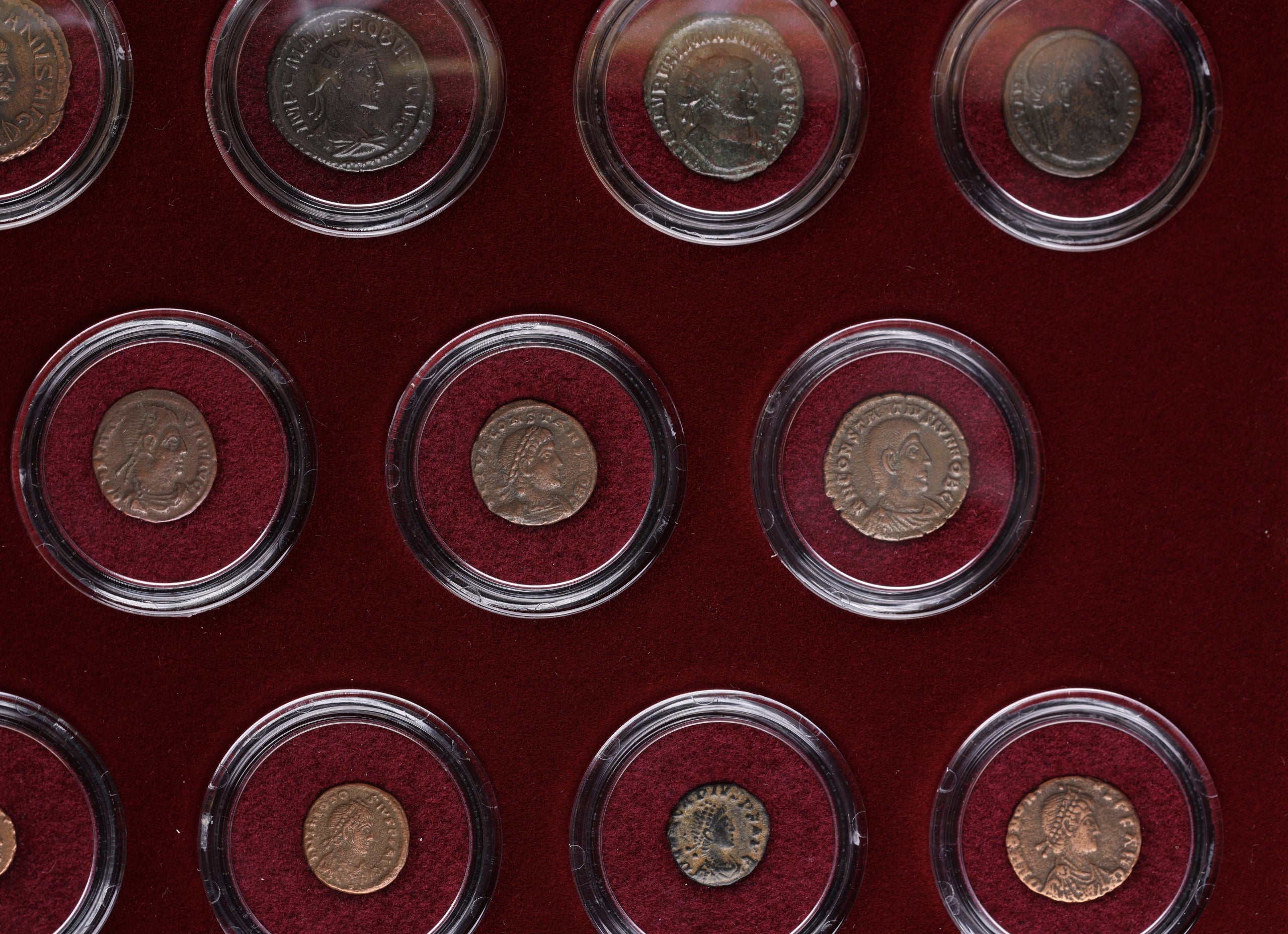 The Decline and Fall of the Roman Empire: Box of 20 Bronze Coins of Ancient Rome (Twenty-Coin Boxed Set)