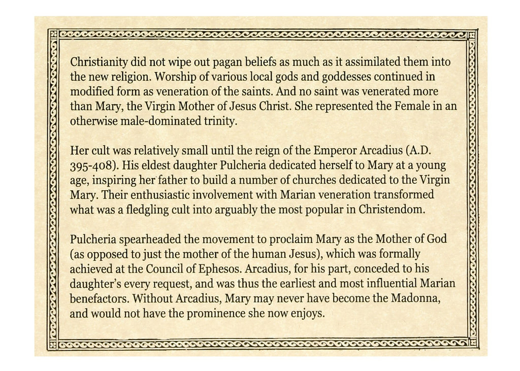 Virgin Mary Coin - a Bronze Coin from the Reign of Emperor Arcadius