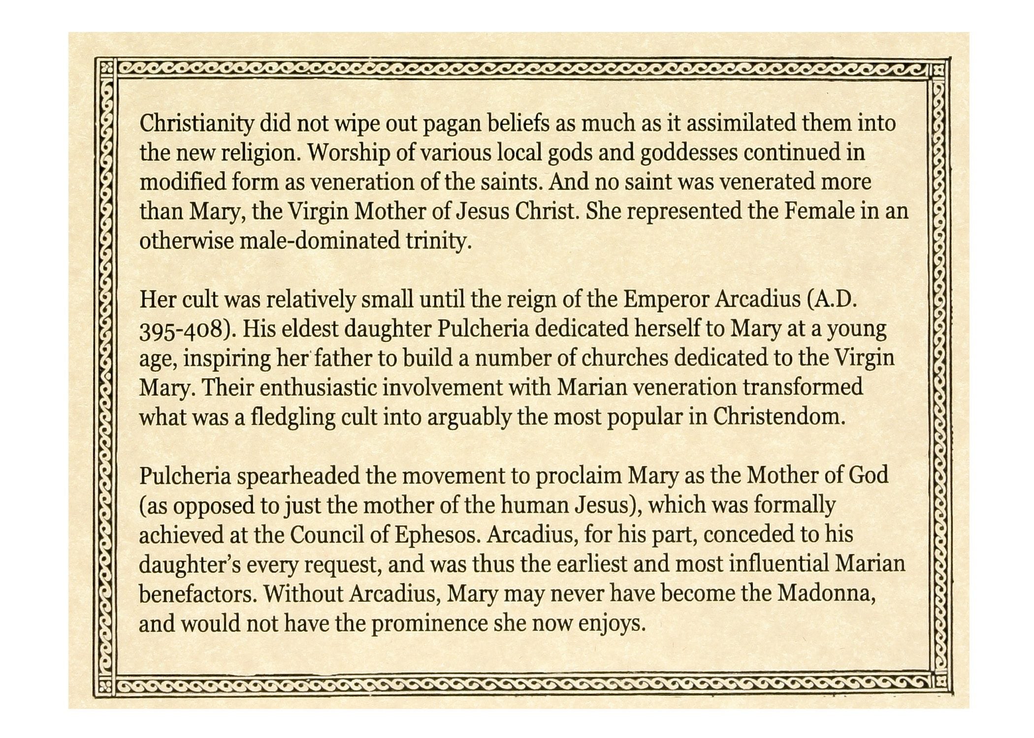 Virgin Mary Coin - a Bronze Coin from the Reign of Emperor Arcadius